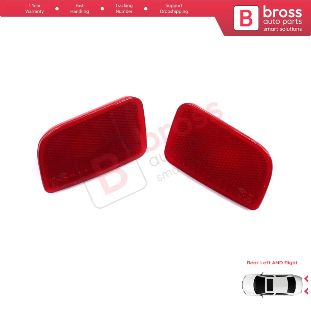 Riflettore Paraurti Posteriore Destro e Sinistro per Renault Master 3 Scenic 2