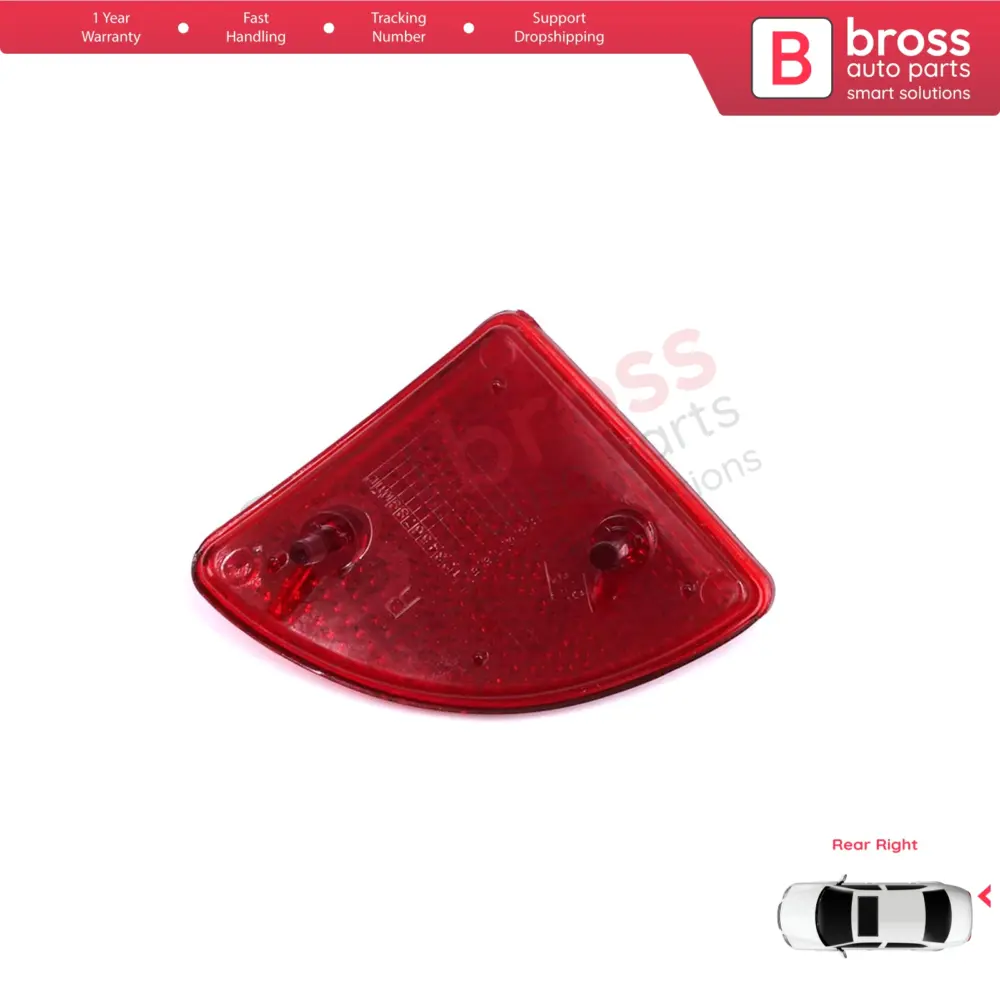 Riflettore Posteriore Destro Paraurti per Renault Kangoo MK1 Express 2004-2008
