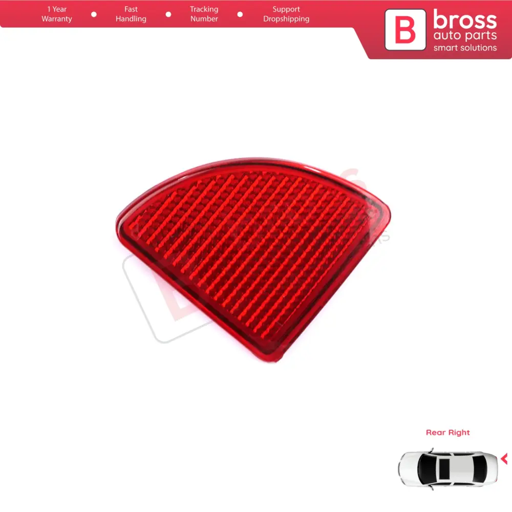 Riflettore Posteriore Destro Paraurti per Renault Kangoo MK1 Express 2004-2008