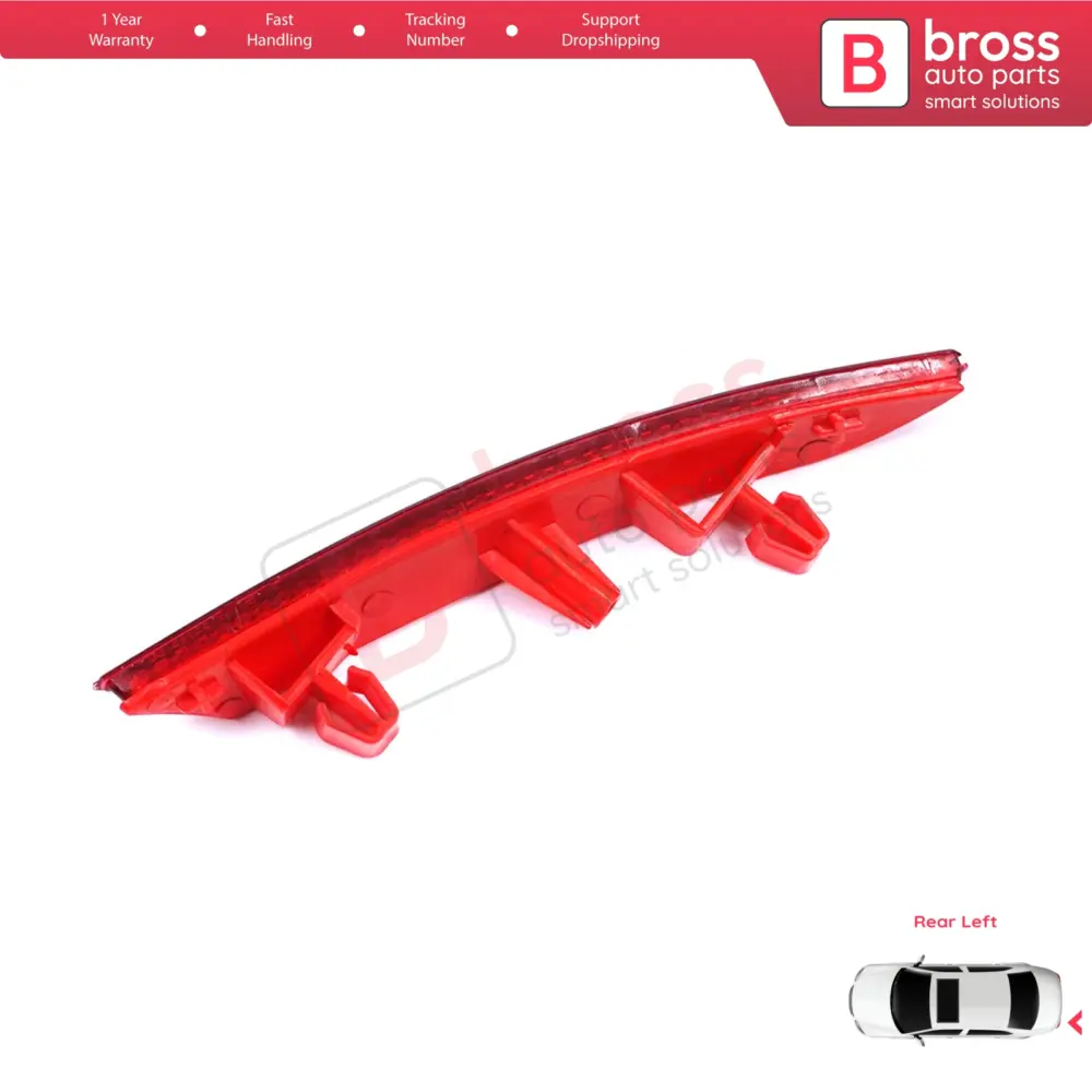 Riflettore Posteriore Sinistro Paraurti per Renault Clio MK5 Bf B7 2019>
