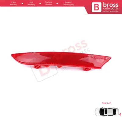 Riflettore Posteriore Sinistro Paraurti per Renault Clio MK5 Bf B7 2019>