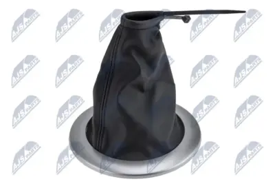 Rivestimento Leva Cambio Argento Nero per Renault Megane Ii 2001