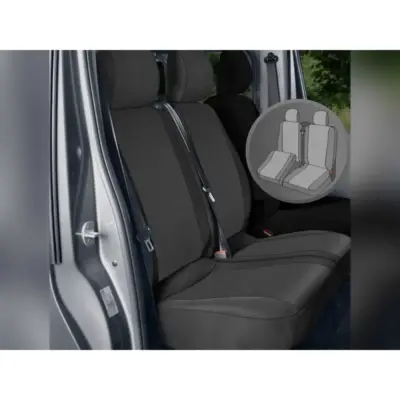 Rivestimento Sedile Doppio Nero Grigio per Renault Trafic dal 2014