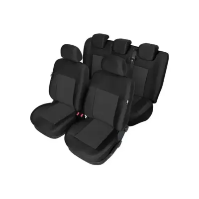 Rivestimento Sedili Anteriore e Posteriore Nero con Motivo per Ford Focus