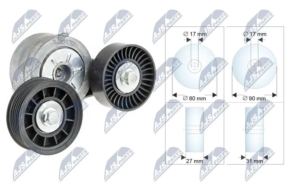 Rullo Tenditore Alternatore Anteriore per Jeep Grand Cherokee 3.7 4.7 05