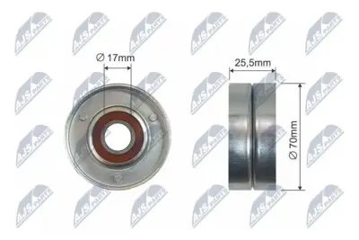 Rullo Tenditore Cinghia Poly-v Anteriore Opel Astra H 1.7d 06.03