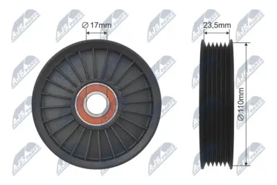 Rullo Tenditore Cinghia Poly-v Anteriore per Audi A3 04.12