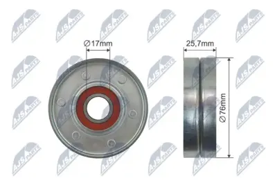 Rullo Tenditore Cinghia Poly-v Anteriore per Audi A4 A6 A8 Allroad 97-08