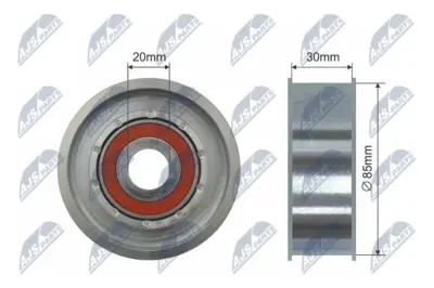 Rullo Tenditore Cinghia Poly-v Anteriore per Chrysler Voyager Ii/iii Jeep