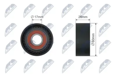 Rullo Tenditore Cinghia Poly-v Anteriore per Citroen Berlingo 07-00