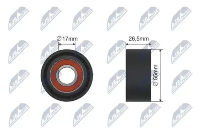 Rullo Tenditore Cinghia Poly-v Anteriore per Citroen Berlingo C3 C4 03-12