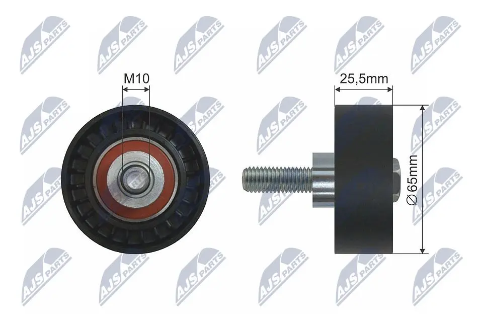 Rullo Tenditore Cinghia Poly-v Anteriore per Fiat Bravo Ii Stilo 10.01-12.14