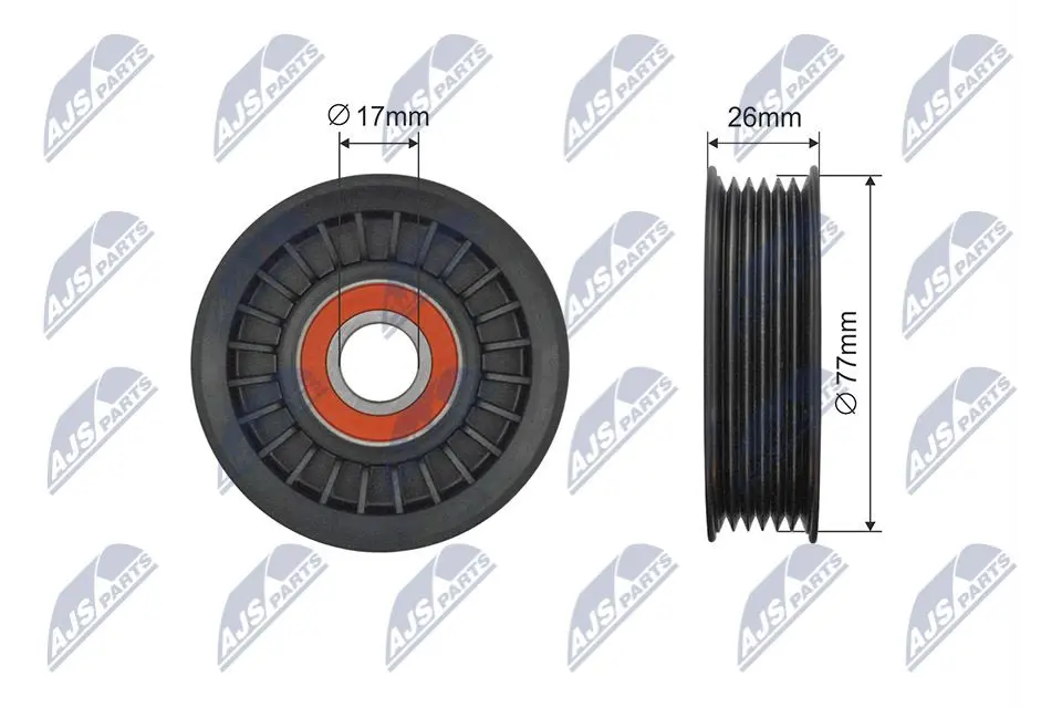Rullo Tenditore Cinghia Poly-v Anteriore per Ford Focus Ii Berlina 1.8 Tdci