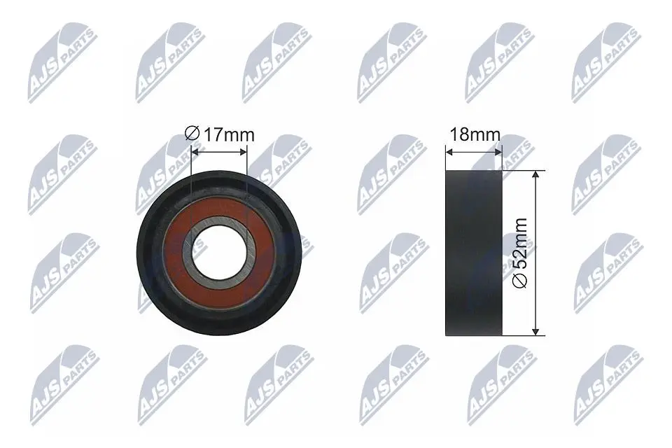 Rullo Tenditore Cinghia Poly-v Anteriore per Ford Mondeo Iii Jaguar X-type 00