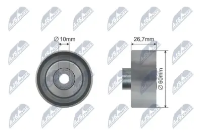 Rullo Tenditore Cinghia Poly-v Anteriore per Ford Tourneo Connect Transit