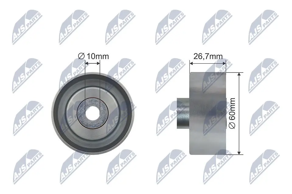 Rullo Tenditore Cinghia Poly-v Anteriore per Ford Tourneo Connect Transit