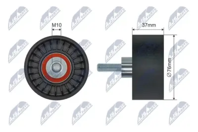 Rullo Tenditore Cinghia Poly-v Anteriore per Ford Transit 2.4di 2.4tdci 01