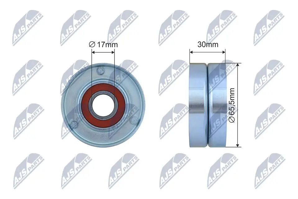 Rullo Tenditore Cinghia Poly-v Anteriore per Ford Transit V363 2.2d 09.11-12.18