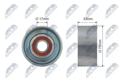 Rullo Tenditore Cinghia Poly-v Anteriore per Honda Accord 98-02