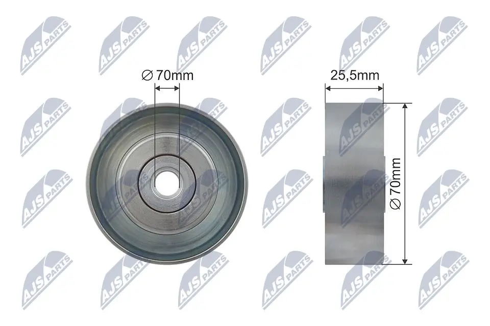 Rullo Tenditore Cinghia Poly-v Anteriore per Jeep Wrangler 2.8crdi 07