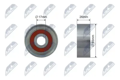 Rullo Tenditore Cinghia Poly-v Anteriore per Mercedes a W169 09-12