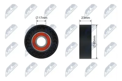 Rullo Tenditore Cinghia Poly-v Anteriore per Mercedes Classe A W168 98-05