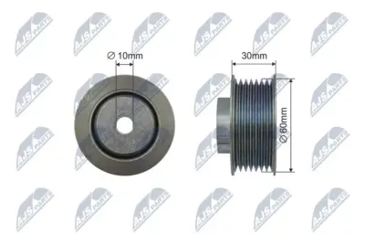Rullo Tenditore Cinghia Poly-v Anteriore per Suzuki Grand Vitara Ii 1.9d