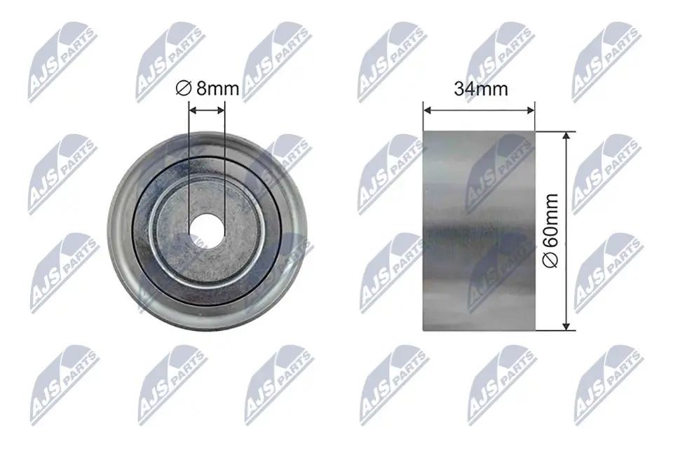 Rullo Tenditore Cinghia Poly-v Anteriore per Suzuki Grand Vitara Jt Te Td 05-15
