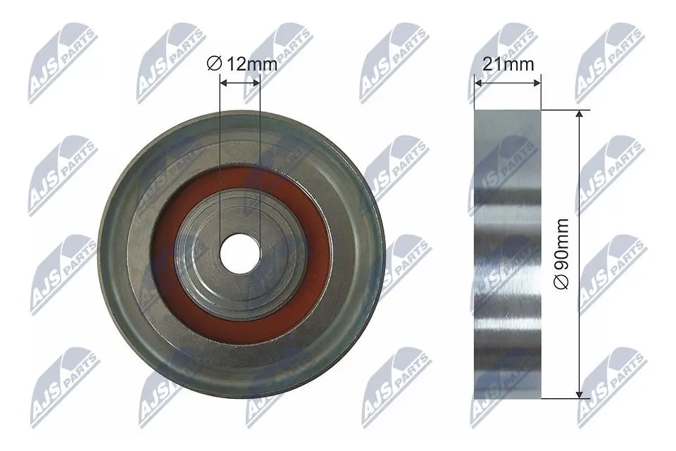Rullo Tenditore Cinghia Poly-v Anteriore per Toyota Avensis Verso Corolla RAV4