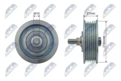 Rullo Tenditore Cinghia Poly-v Anteriore per Toyota Yaris 1.0/1.3 04-10