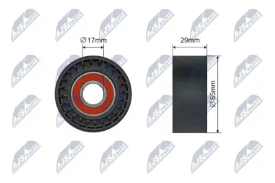 Rullo Tenditore Cinghia Poly-v per Alfa Romeo 145/146/147 96-10, Fiat Bravo/A 96