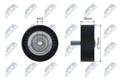 Rullo Tenditore Cinghia Poly-v per Alfa Romeo 159 Brera Giulietta Mito Spider