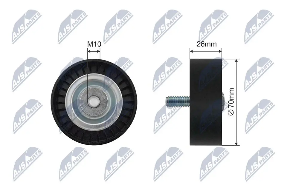Rullo Tenditore Cinghia Poly-v per Alfa Romeo 159 Brera Giulietta Mito Spider