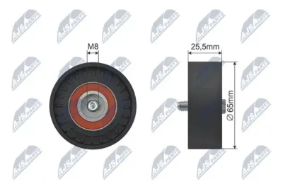 Rullo Tenditore Cinghia Poly-v per Alfa Romeo 159 Brera Spider 03.08