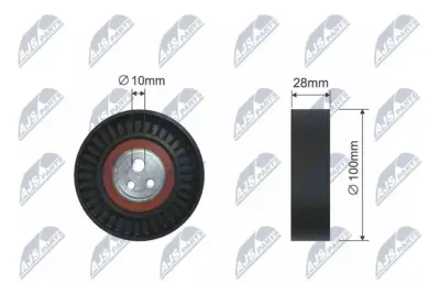 Rullo Tenditore Cinghia Poly-v per Alfa Romeo 166 Fiat Marea Lancia Kappa