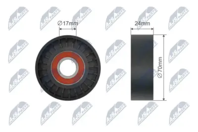 Rullo Tenditore Cinghia Poly-V per Audi A3 1.6 2000-, Skoda Octavia 1.6, VW