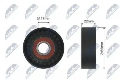 Rullo Tenditore Cinghia Poly-v per Audi A3 Q3 Tt VW Jetta Iii 2.5 06-18