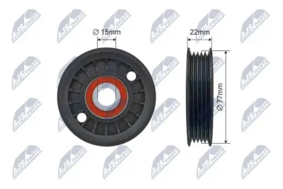 Rullo Tenditore Cinghia Poly-v per Audi A4 95-01 A6 97-01 Passat 96-00 Crafter