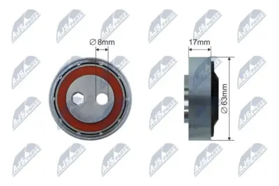 Rullo Tenditore Cinghia Poly-v per Audi A4 97- VW Passat 1997