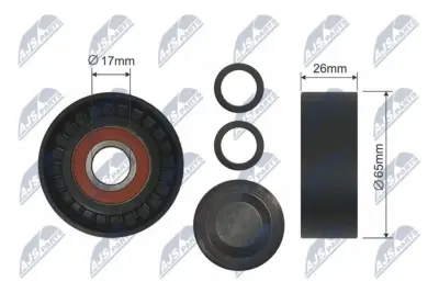 Rullo Tenditore Cinghia Poly-v per Audi A4 A5 A6 A7 A8 Q5 Q7 VW Phaeton Touareg