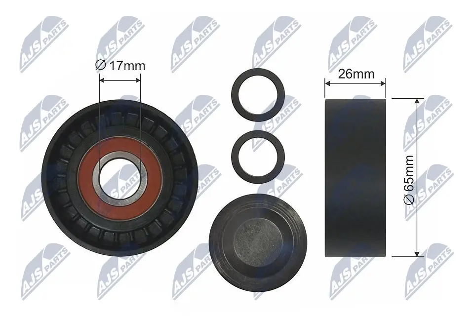 Rullo Tenditore Cinghia Poly-v per Audi A4 A5 A6 A7 A8 Q5 Q7 VW Phaeton Touareg