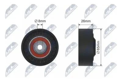 Rullo Tenditore Cinghia Poly-v per Audi A4 A5 A6 A8 Q5 VW Phaeton Touareg 08-03
