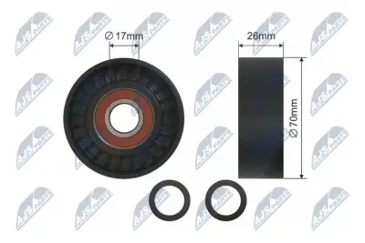 Rullo Tenditore Cinghia Poly-v per BMW 3 97-13 5 01-10 6 02-10 7 00-08 X3 03-10
