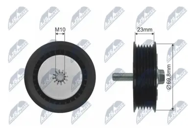 Rullo Tenditore Cinghia Poly-v per Chevrolet Malibu Opel Astra J Gtc Cascada