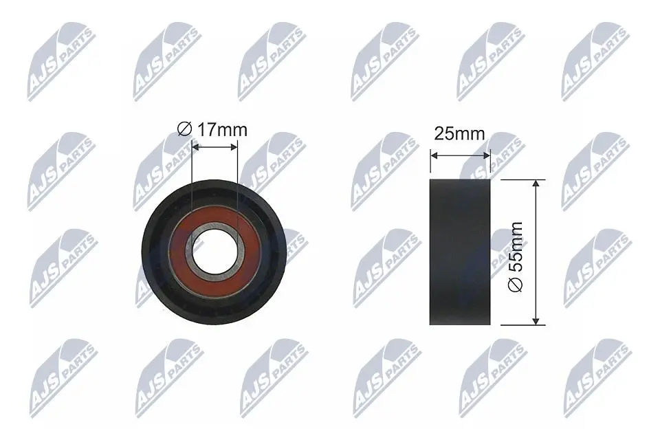 Rullo Tenditore Cinghia Poly-v per Citroen Berlingo C3 C5 Xsara 09-01