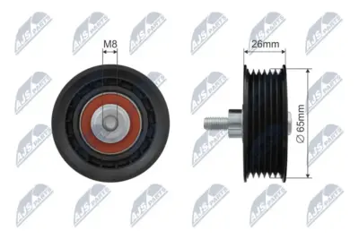 Rullo Tenditore Cinghia Poly-v per Citroen Jumper 2.2d 04.06