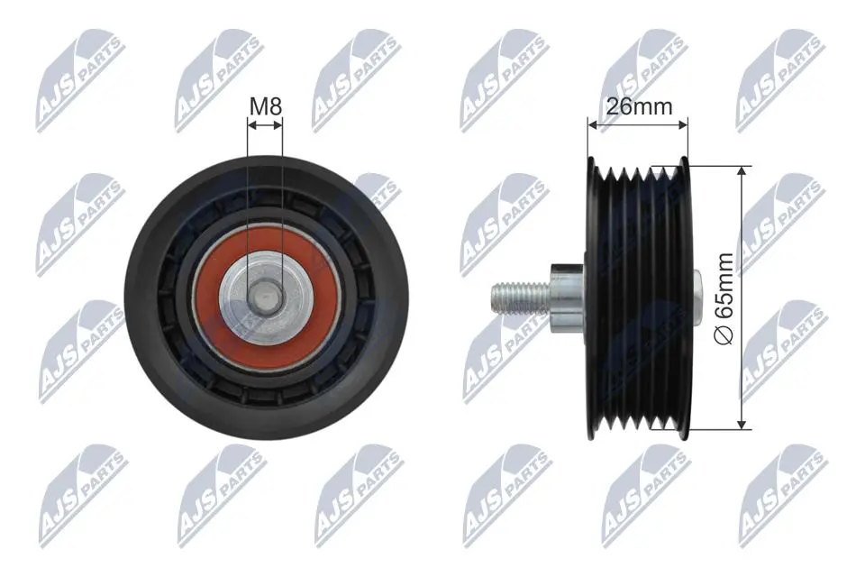 Rullo Tenditore Cinghia Poly-v per Citroen Jumper 2.2d 04.06