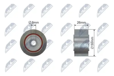 Rullo Tenditore Cinghia Poly-v per Citroen Jumper Fiat Ducato Peugeot Boxer