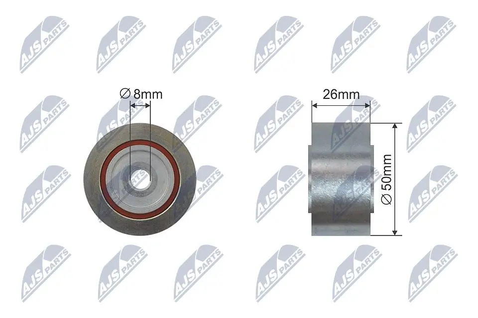Rullo Tenditore Cinghia Poly-v per Citroen Jumper Fiat Ducato Peugeot Boxer