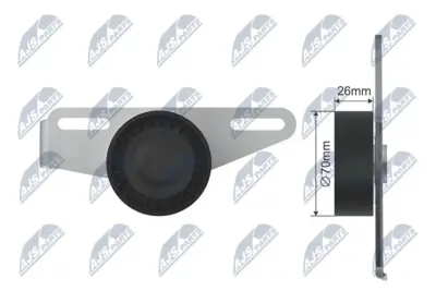 Rullo Tenditore Cinghia Poly-v per Dacia Dokker Logan Sandero 1.4-3.0d 04.99
